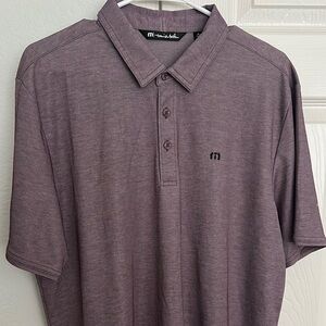 Travis Mathew Men's Purple Polo Shirt